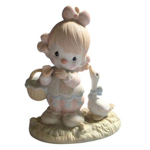 Vintage 1985 Precious Moments "Waddle I Do Without You" - Picture 1 of 3